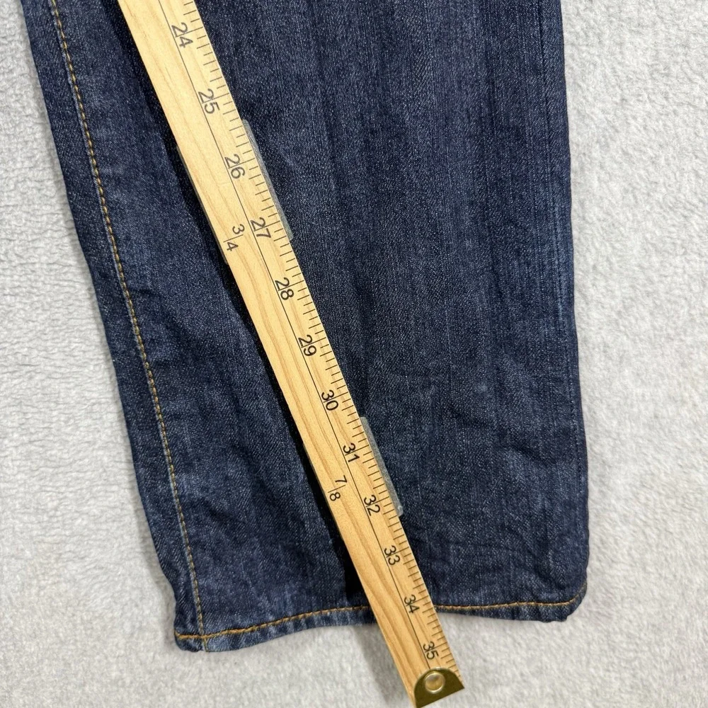 Red Monkey Company RMC Martin Ksohoh Mens Jeans 31x34 Dark Wash Indigo Embroider